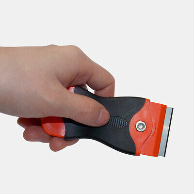 100pcs Plastic Razor Blades +2pc Razor Scraper Double Edged Sticker Removal Tool - Fresh Stock Dated October 2025