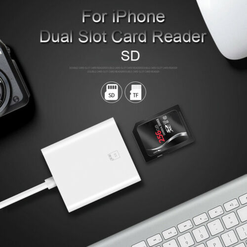 For iPad iPod Iphone IOS Reader Read SD Memory Card Adapter For Camera Card US - Fresh Stock Dated October 2025