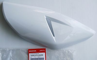 CRF250L HEAT SHIELD EXHAUST MUFFLER WHITE 2012-16 HONDA OE18360-KZZ-900 DHL EXPS - Fresh Stock Dated October 2025