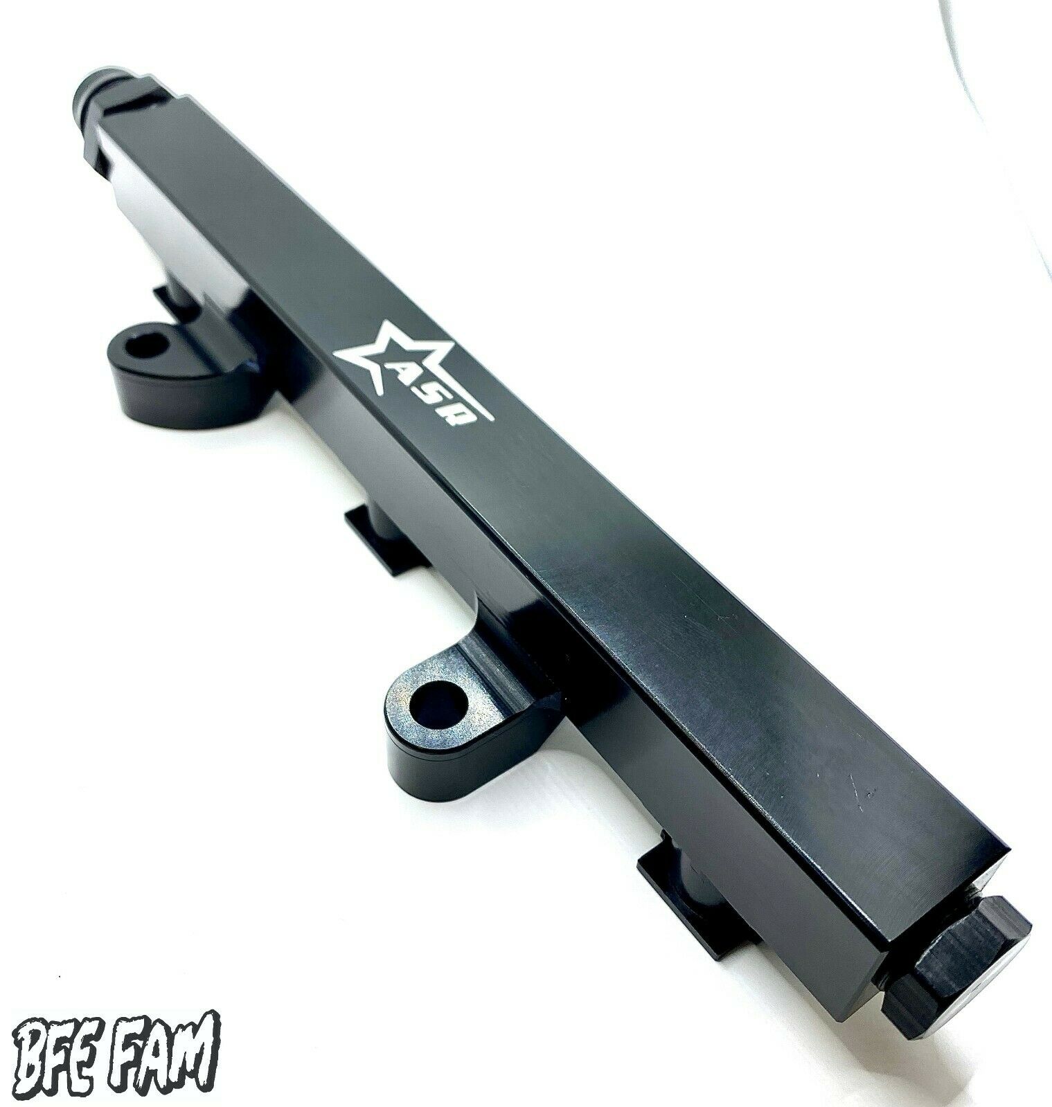 ASR Billet Aluminum Fuel Rail Black Can Am X3 Models 2017-2021 XRS Max Turbo XRC - Fresh Stock Dated October 2025
