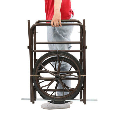 Durable Large Steel Hauling Deer Cart 500lb Game Hauler Dolly Cart Hunting Gear - Fresh Stock Dated October 2025