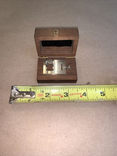 Watchmaker / Jewelers Vise in Mahogany Case A2 - Fresh Stock Dated October 2025