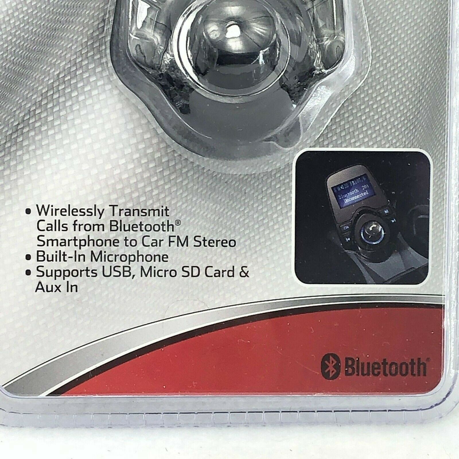 NEW AUTO Drive Low-Profile Bluetooth FM Transmitter Dual USB Built-In Microphone - Fresh Stock Dated October 2025
