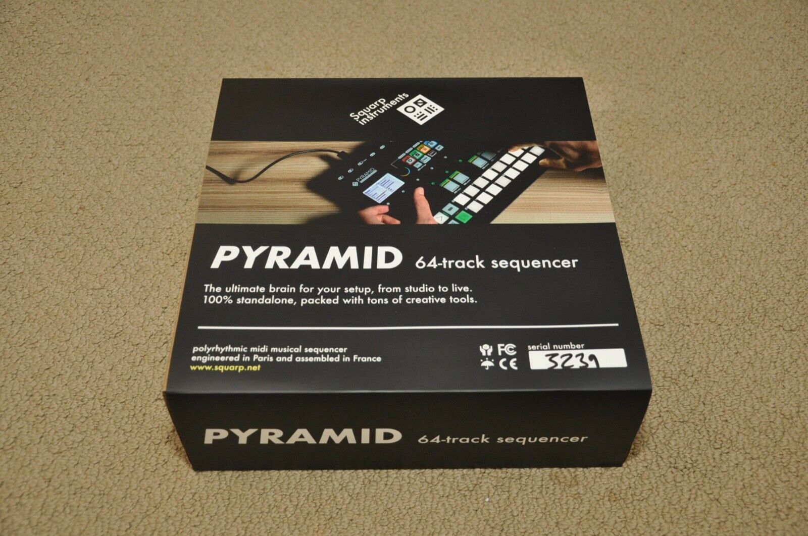Squarp Pyramid Sequencer (less than an hour of usage) - Fresh Stock Dated October 2025