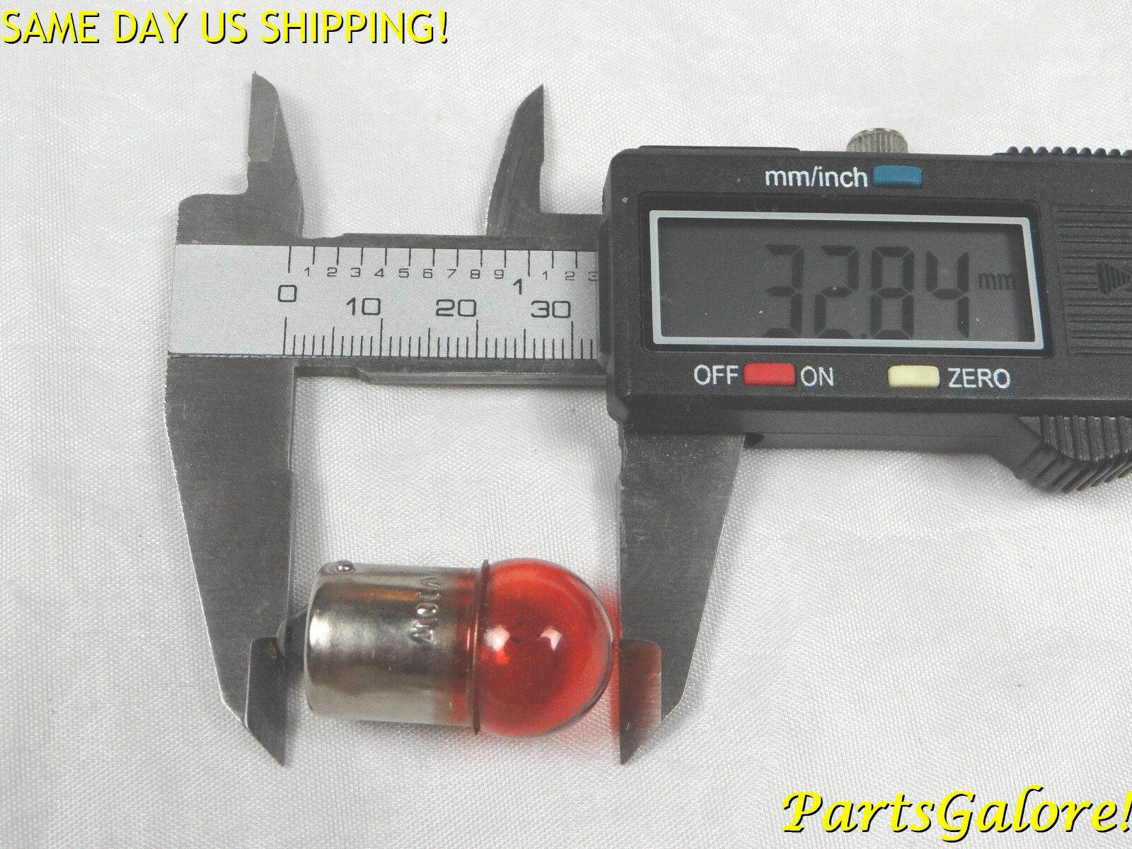 2pc #67 12v 10w Orange / Amber Light Bulb, Turn Signal, Scooter Motorcycle - Fresh Stock Dated October 2025