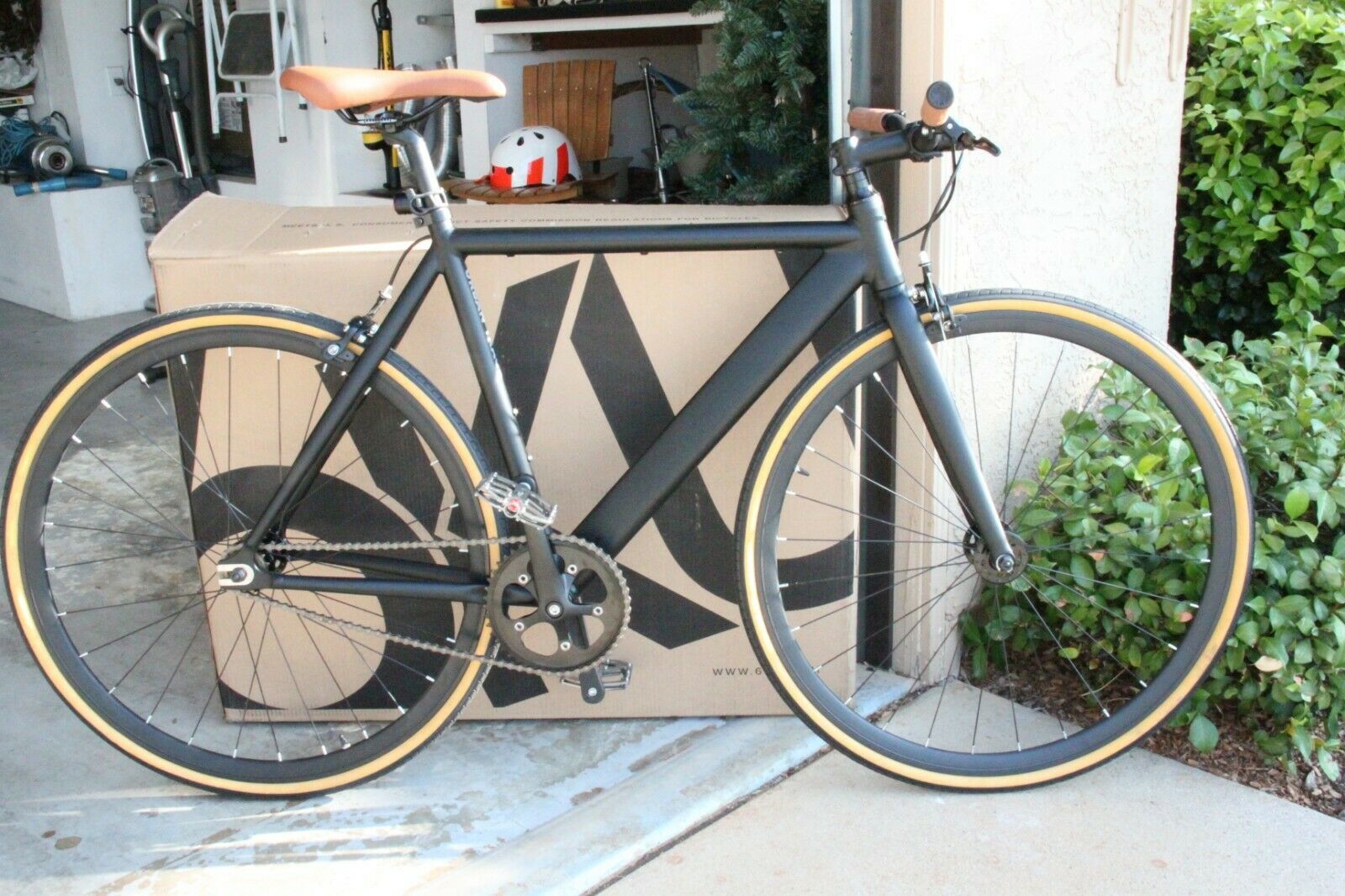 6KU URBAN TRACK BIKE...52cm...Black...UPGRADES...Used...Very Nice.. - Fresh Stock Dated October 2025