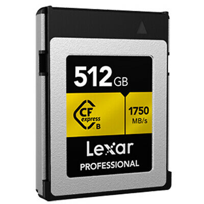 Lexar Professional CFexpress Type B 512 GB Memory Card + Lexar 2x2 Card Reader - Fresh Stock Dated October 2025