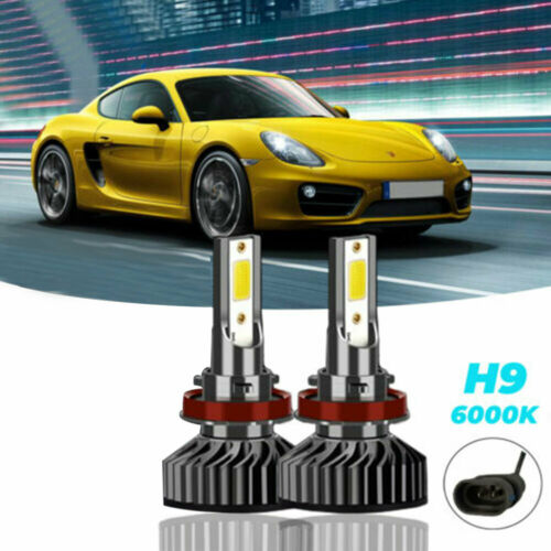 H8 H9 H11 LED Headlight Bulbs Motorcycle For Ninja ZX6R ZX10R ZX14R Suzuki GSXR - Fresh Stock Dated October 2025