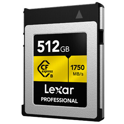 Lexar Professional CFexpress Type B 512 GB Memory Card + Lexar 2x2 Card Reader - Fresh Stock Dated October 2025