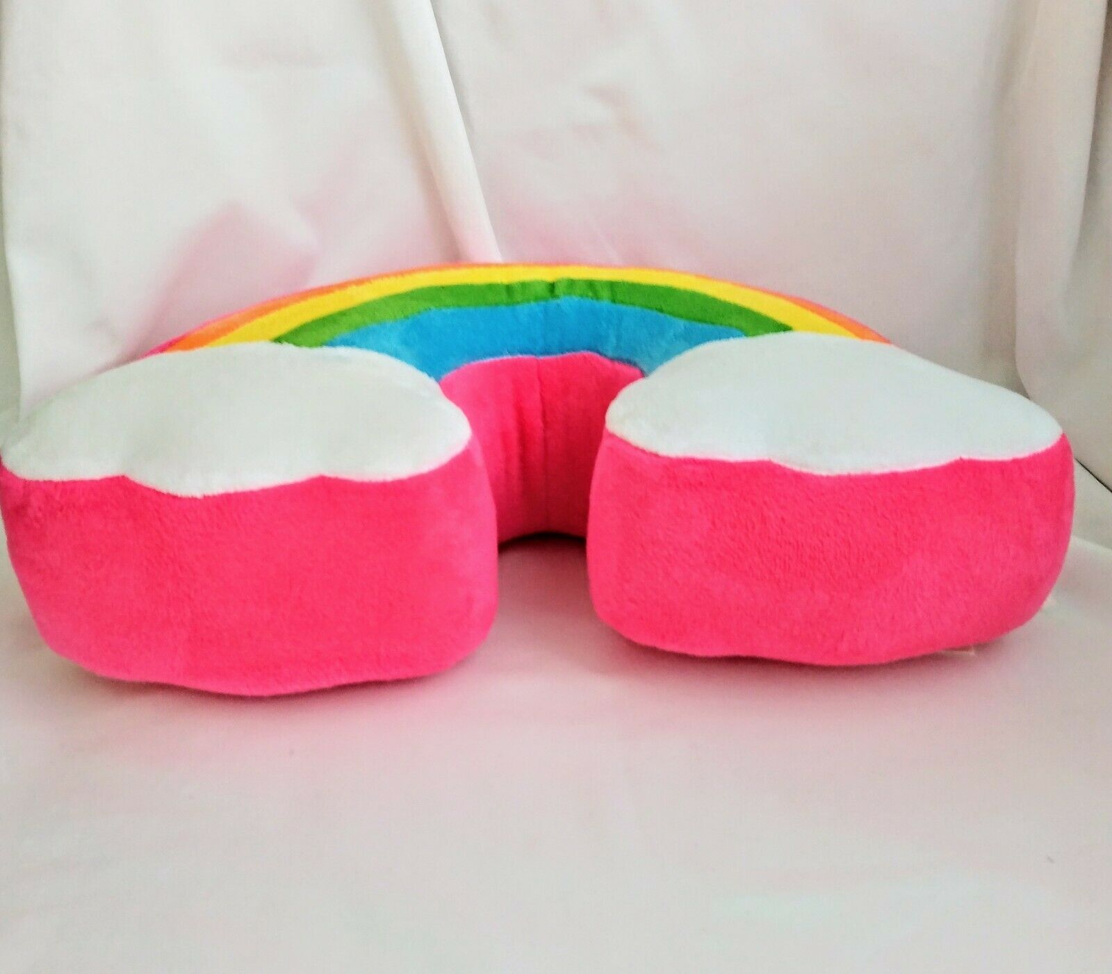 ISCREAM-SHOP Rainbow Plush Stuffed Pillow Memory Foam SUPER SOFT!!! NWOT 6x12 - Fresh Stock Dated October 2025