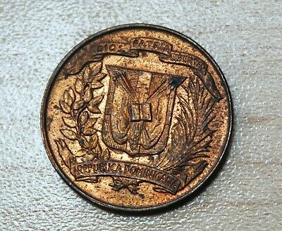 1955 Dominican Republic 1 Centavo - Fresh Stock Dated October 2025