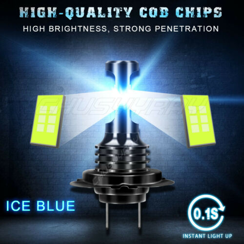 H7 H9 For Suzuki GSXR600 2006-2007 2011-2018 LED 20000LM Headlight 8000K 4x Bulb - Fresh Stock Dated October 2025
