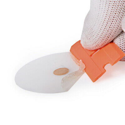 100pcs Plastic Razor Blades +2pc Razor Scraper Double Edged Sticker Removal Tool - Fresh Stock Dated October 2025