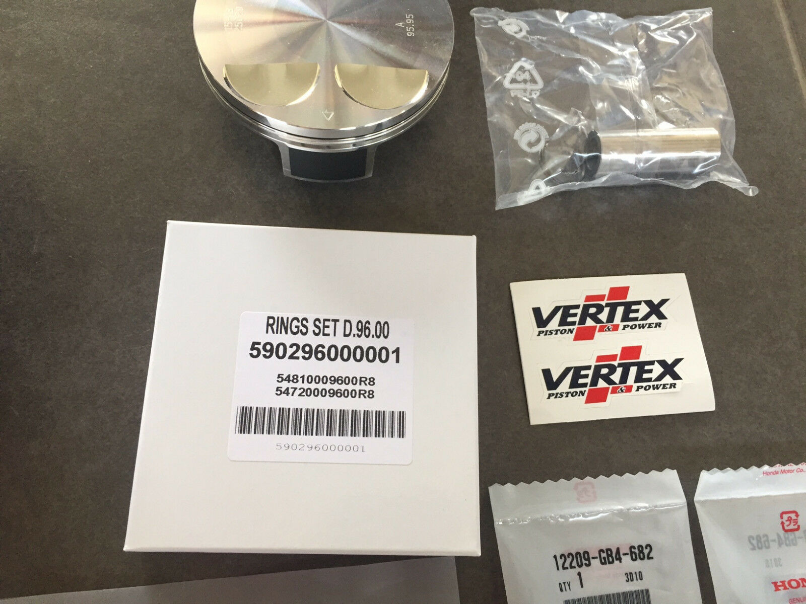NEW TOP END Rebuild Kit  2006 2007 2008 CRF450R CRF 450R CYLINDER PISTON GASKETS - Fresh Stock Dated October 2025