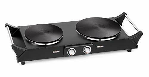 Techwood Hot Plate Electric Single Burner 1800W Portable Burner for Cooking - Fresh Stock Dated October 2025