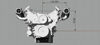 LS turbo headers, 1.75 primaries w/ 2.5 V-band outlet (Brushed Stainless Finish) - Fresh Stock Dated October 2025