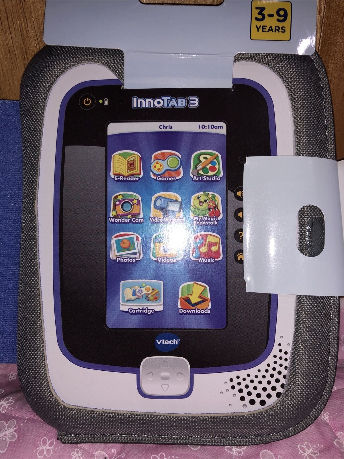 Vtech InnoTAB 3 Folio Case Silver w/ Robots Model# 80-213500 - Fresh Stock Dated October 2025