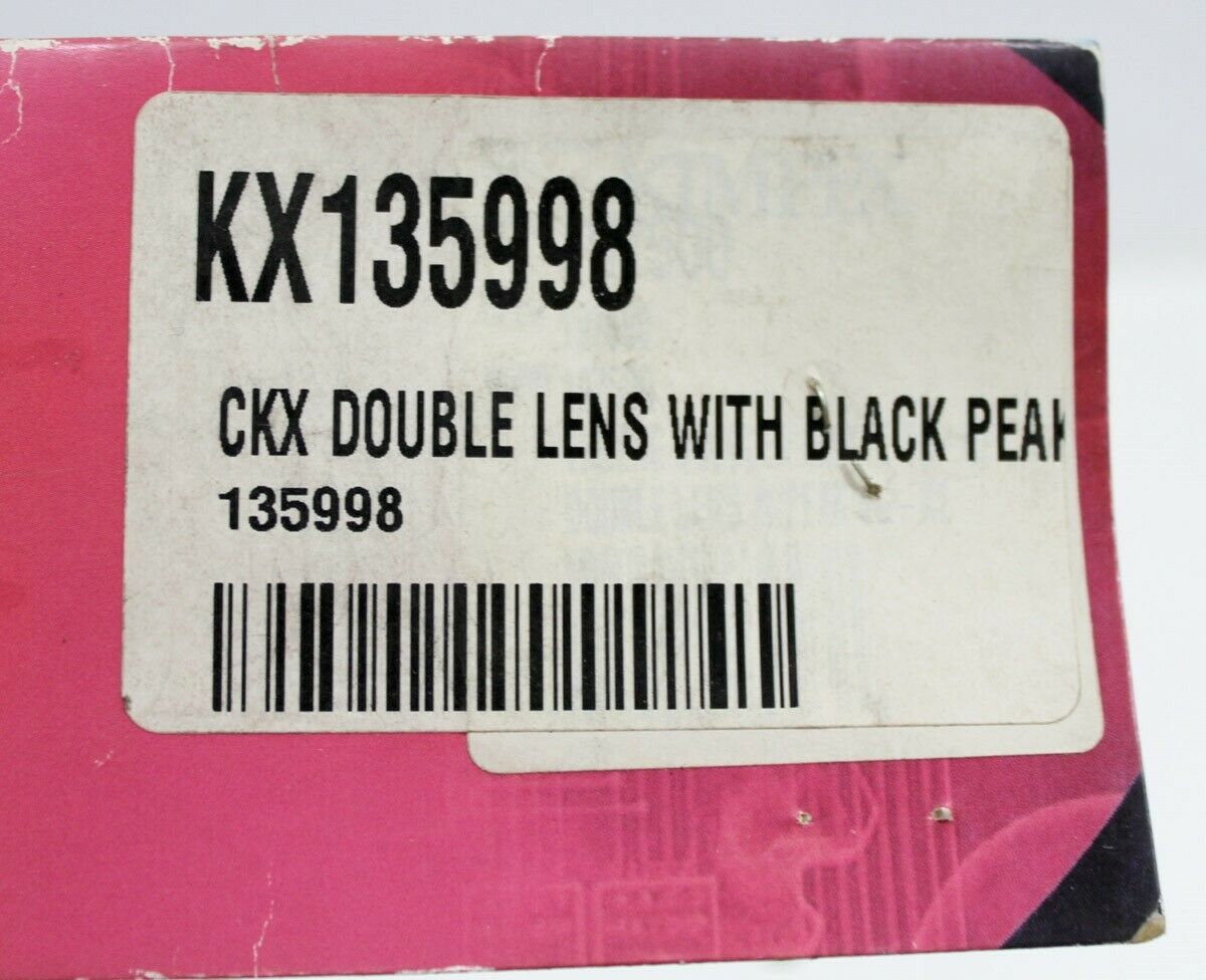 CKX VG-K2 Replacement Double Lens Helmet Shield with Peak, New Old Stock NOS - Fresh Stock Dated October 2025