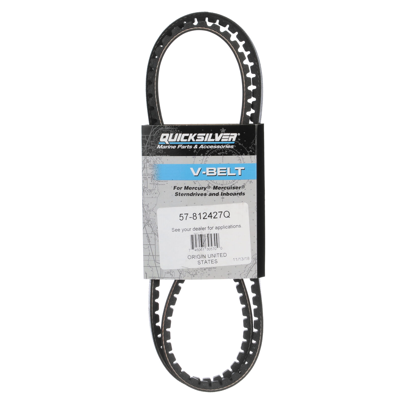 QUICKSILVER V-BELT 812427Q - Fresh Stock Dated October 2025