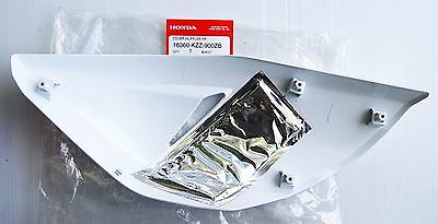 CRF250L HEAT SHIELD EXHAUST MUFFLER WHITE 2012-16 HONDA OE18360-KZZ-900 DHL EXPS - Fresh Stock Dated October 2025