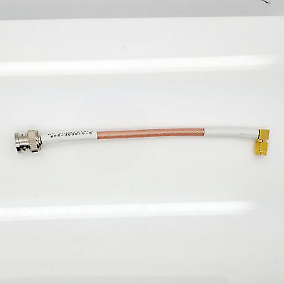 BNC Male (Plug) to SMA Male (Plug) Right Angle RG142 Cable Assembly, 6 inch - Fresh Stock Dated October 2025