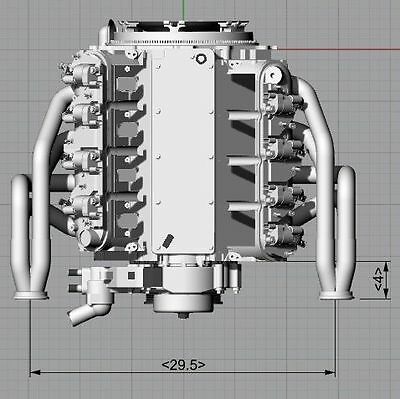 LS turbo headers, 1.75 primaries w/ 2.5 V-band outlet (Brushed Stainless Finish) - Fresh Stock Dated October 2025