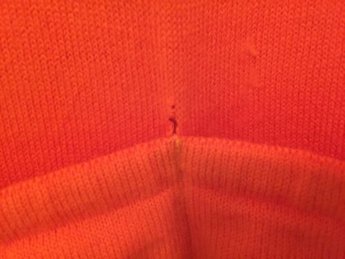 M Vintage FRENCH Eroica FLOCKED CYCLING JERSEY Orange CYCLES ROBERT Sarrians - Fresh Stock Dated October 2025