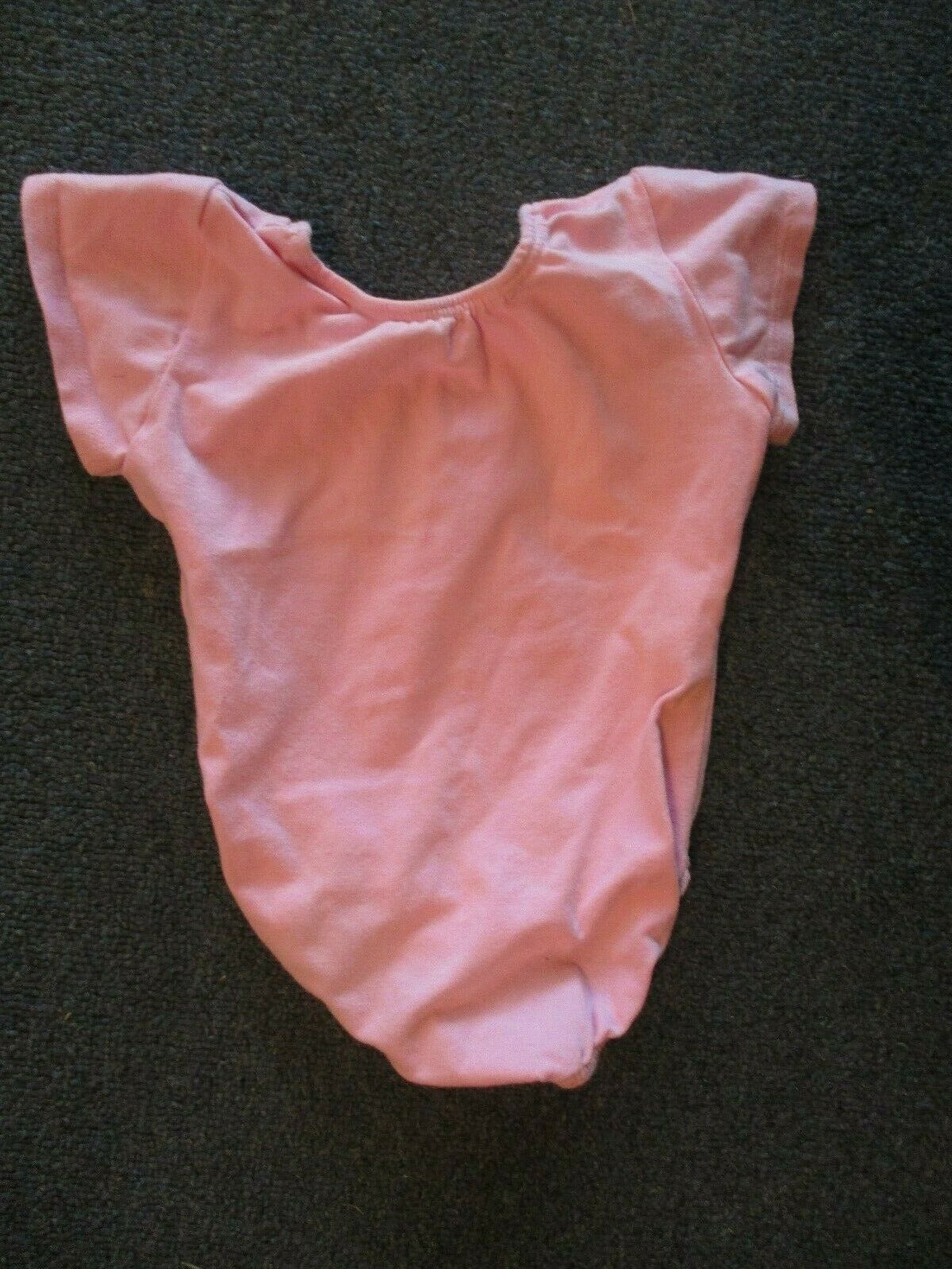 TODDLER SOFT PINK BASIC LEOTARD BY REFLECTIONZ SIZE 2- COTTON BLEND MADE IN USA - Fresh Stock Dated October 2025