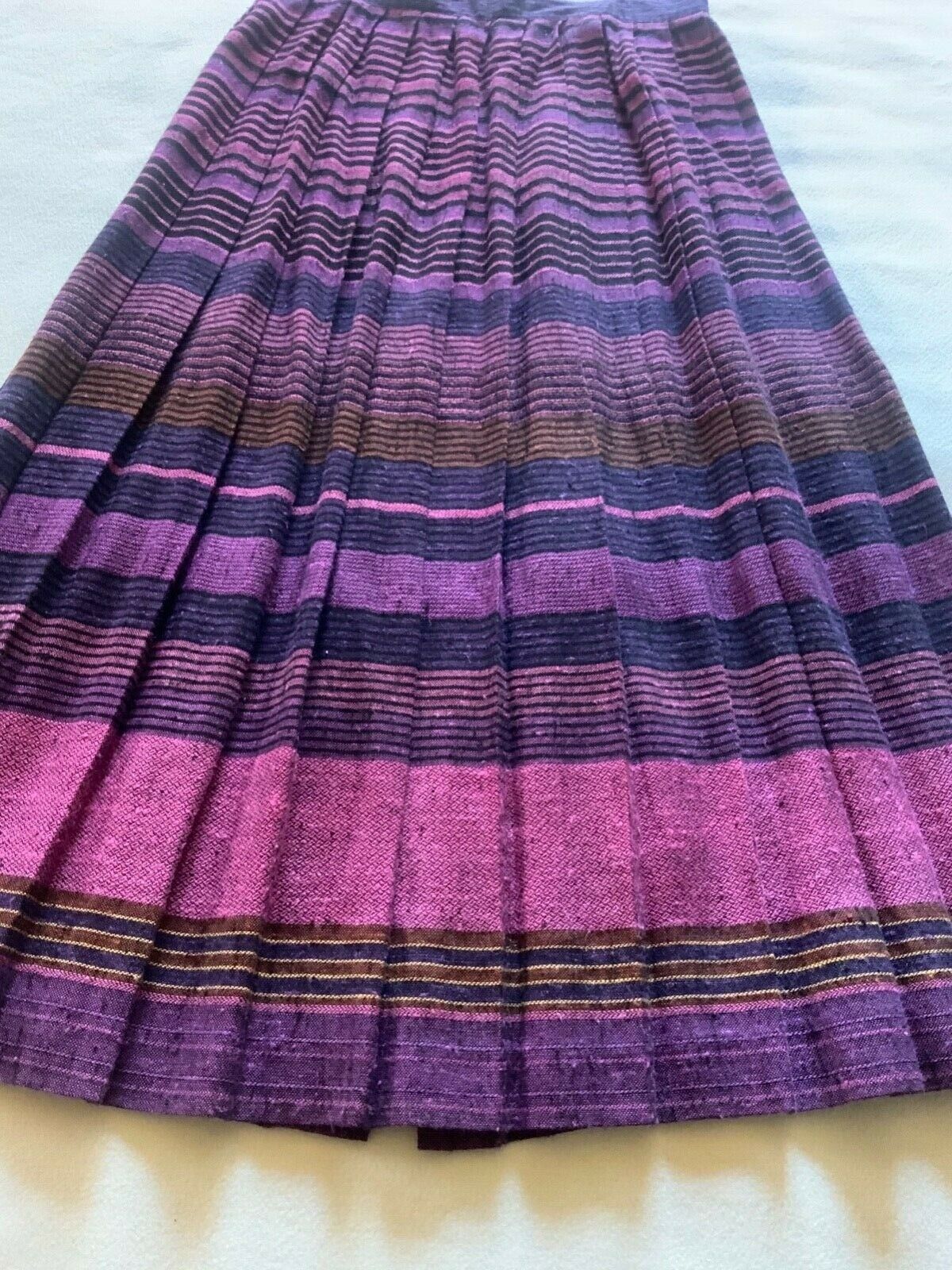 Vintage striped accordion pleat skirt by Counterparts. - Fresh Stock Dated October 2025