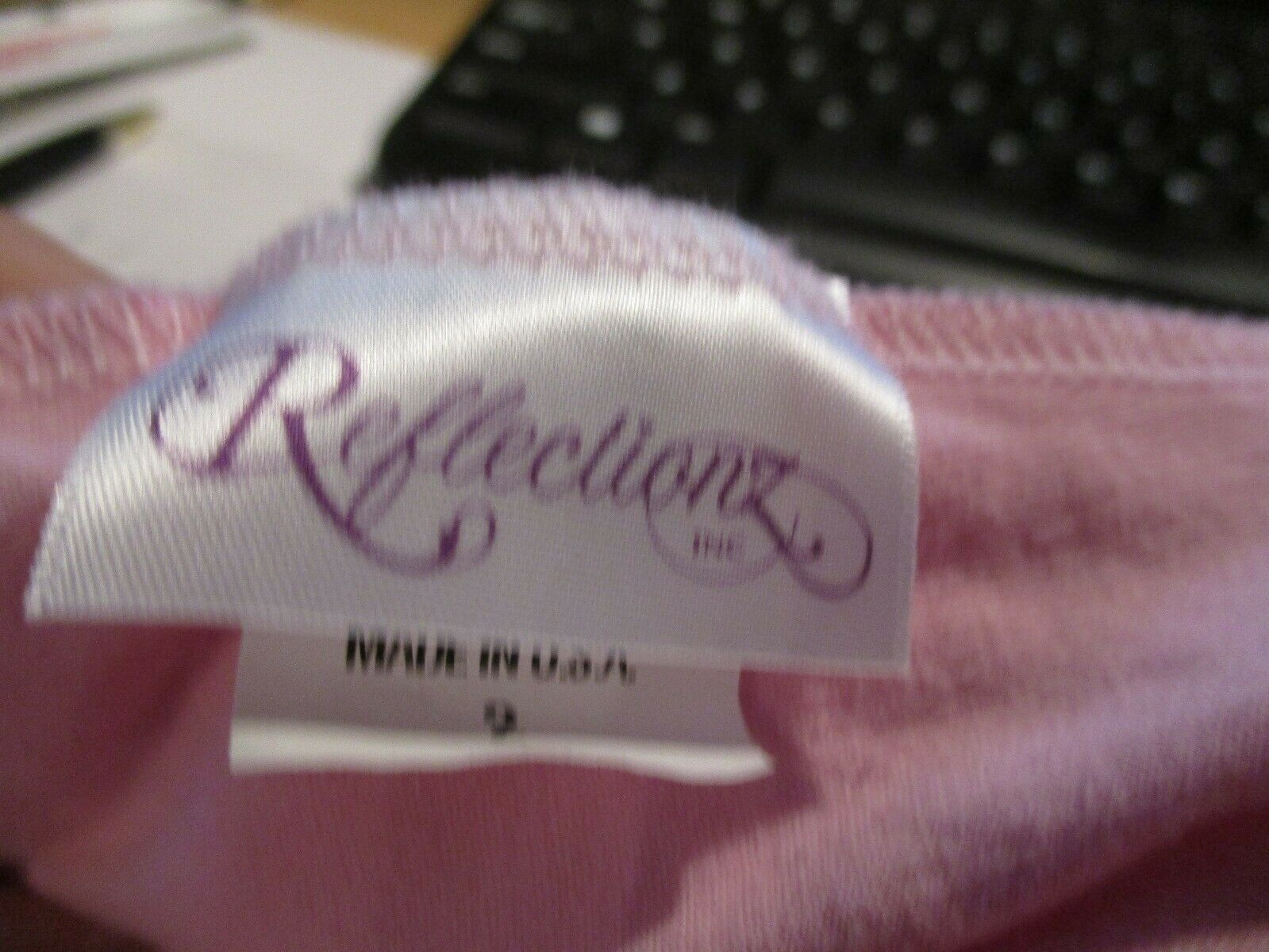 TODDLER SOFT PINK BASIC LEOTARD BY REFLECTIONZ SIZE 2- COTTON BLEND MADE IN USA - Fresh Stock Dated October 2025
