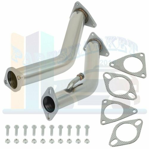 For Infinity V36 08-13 3.7L V6 FOR VQ37VHR Catless Straight Downpipe Exhaust - Fresh Stock Dated October 2025
