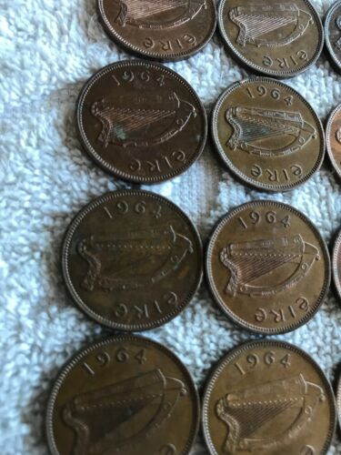 Lot Of 26 Irish Lucky Half-pennies 1964 - Fresh Stock Dated October 2025