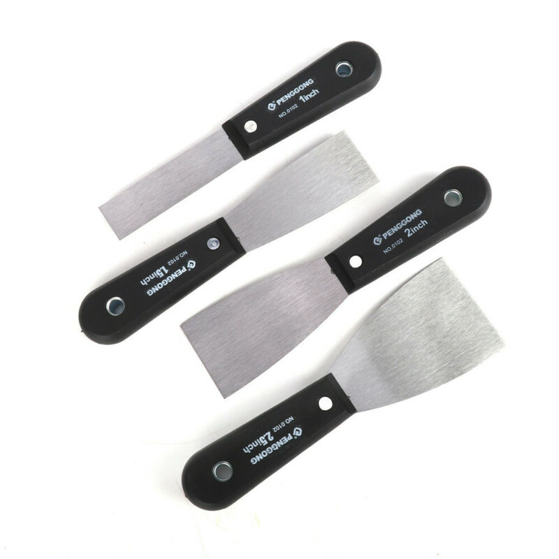 7Pcs Putty Knife Set Carbon Steel Drywall Scrapers Tools 1