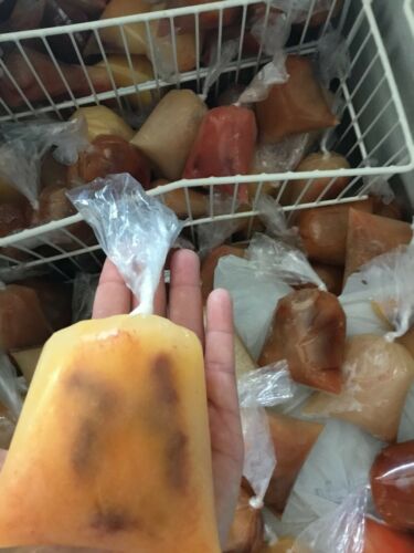 650 BOLSAS para HELADOS Bolis 8×26 Saborines bolsitas para hielitos plastic bags - Fresh Stock Dated October 2025