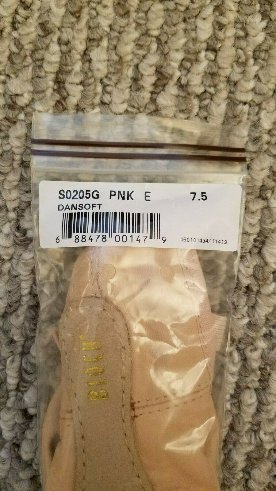 Bloch Toddler Little Kid Ballet flats 7.5 E (S0205G) - Dansoft/Pink NWT/UNUSED - Fresh Stock Dated October 2025
