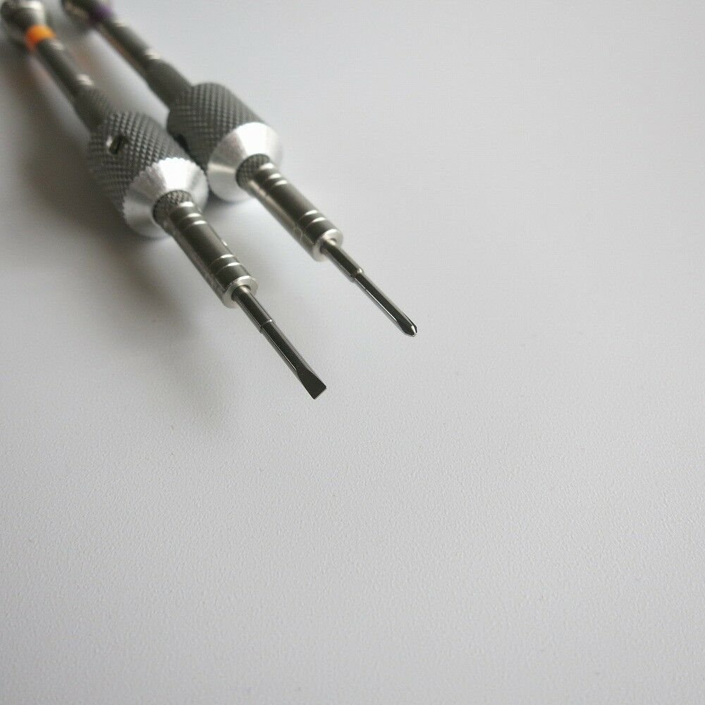GF1123B Set of 10PCS Watch Repair Screwdrivers with Weight Sleeves in Wooden Box - Fresh Stock Dated October 2025
