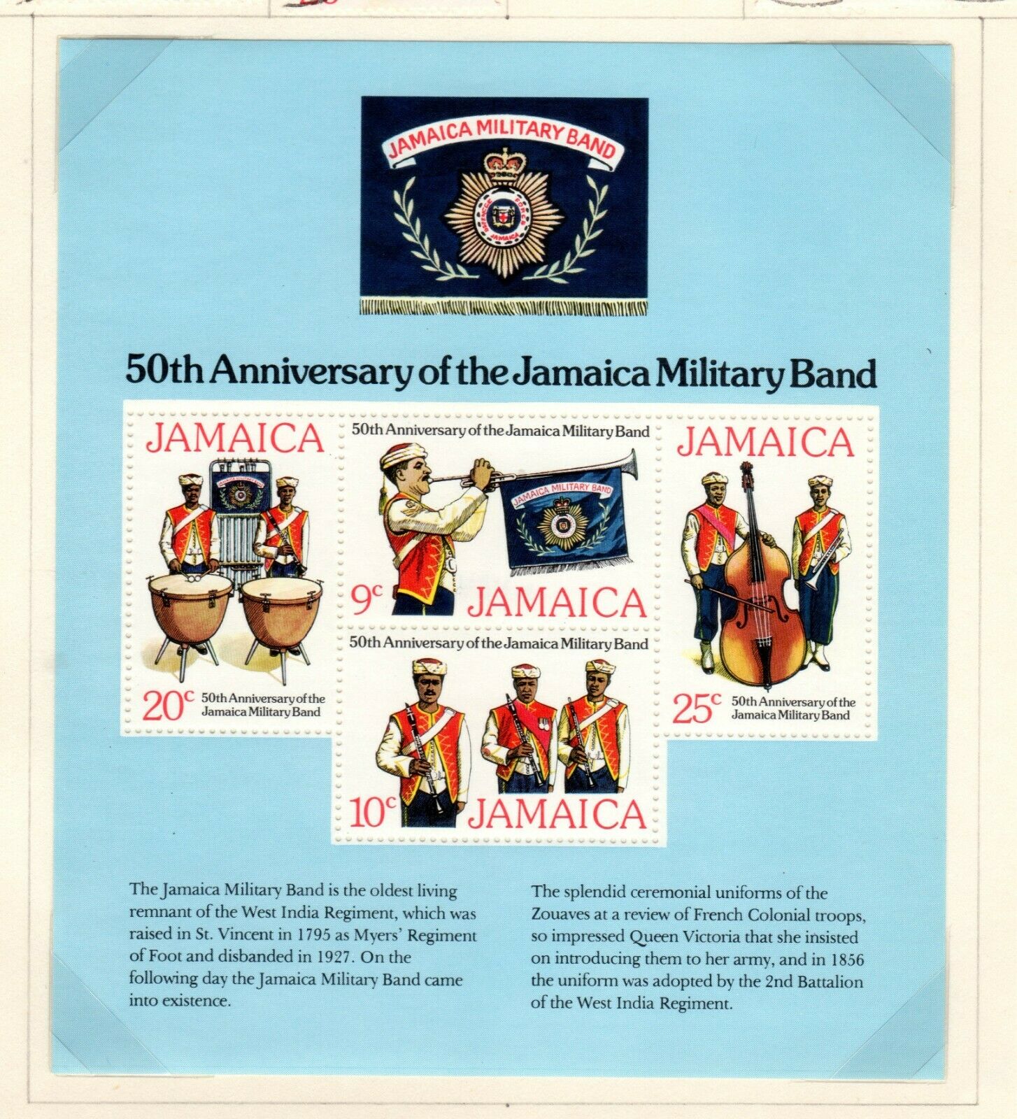 Jamaica Scott 423//433 Mostly Used on 2 Album Pages Issued 1977-1978 - Fresh Stock Dated October 2025