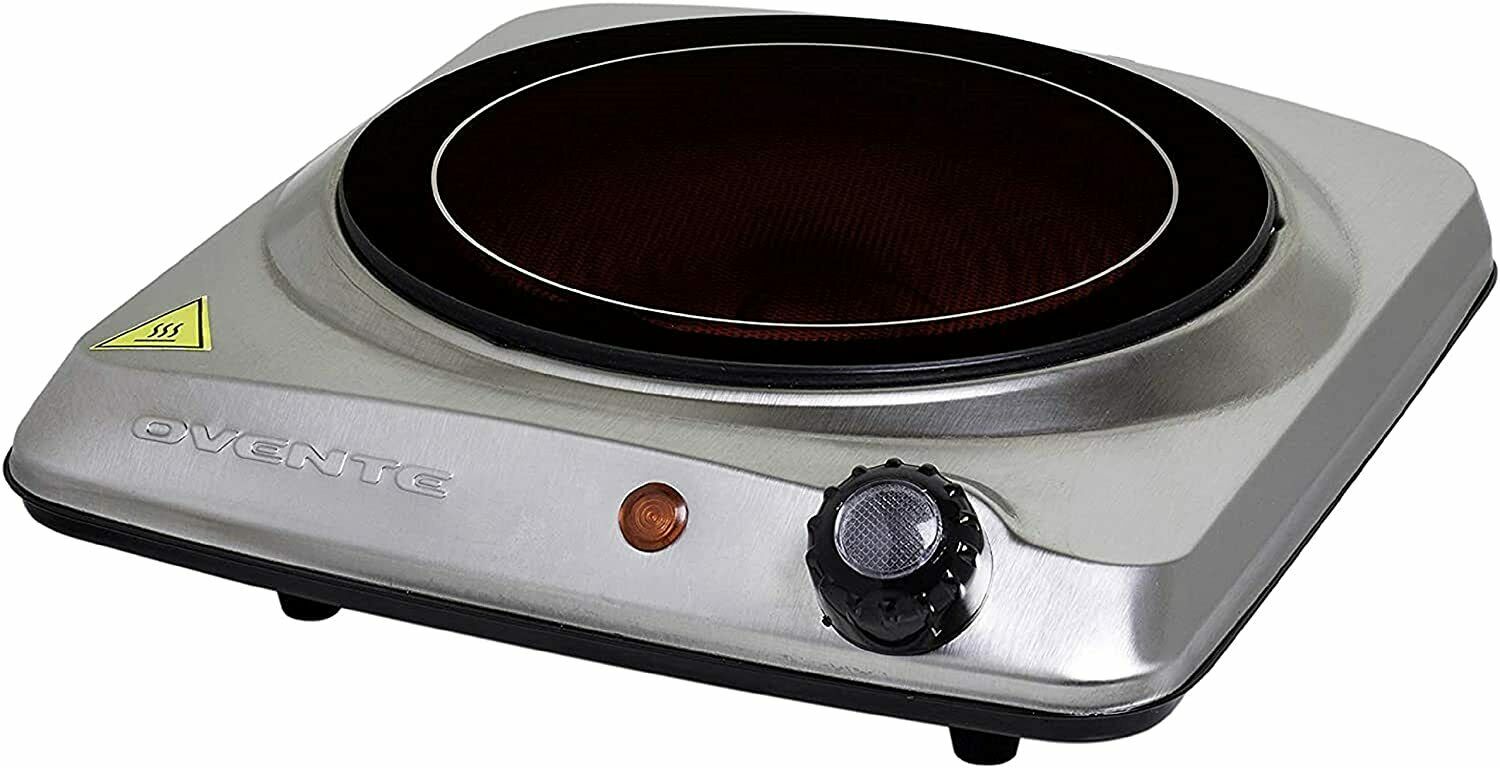 Ovente Hot Plate Electric Countertop Infrared Stove BGI Series - Fresh Stock Dated October 2025