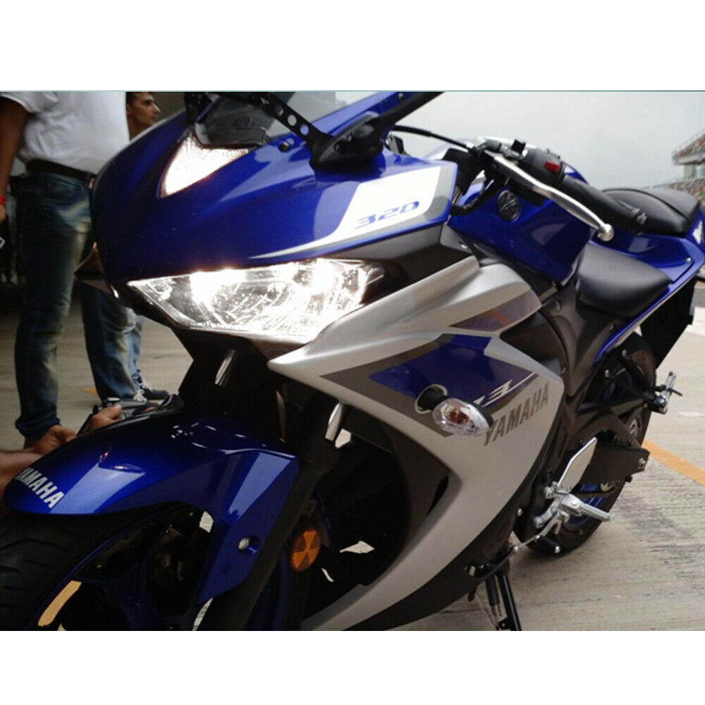 For Yamaha R3 2015 - 2020 - 2x H7 White 6000K LED Headlight Bulbs Upgrade Kit - Fresh Stock Dated October 2025
