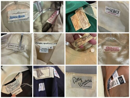 Vintage Lot Of 14 1970’s Retro Groovy Women’s Resale Designer Shirts M Sz 12 - Fresh Stock Dated October 2025
