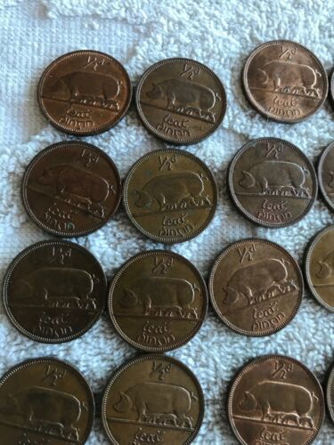 Lot Of 26 Irish Lucky Half-pennies 1964 - Fresh Stock Dated October 2025