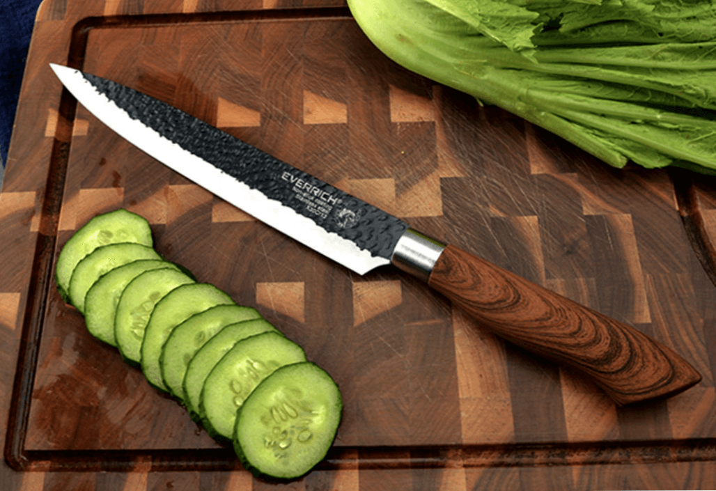 Set Stainless Steel Chef Handmade Knife of 6 pcs Kitchen Knives Scissors Peeler - Fresh Stock Dated October 2025