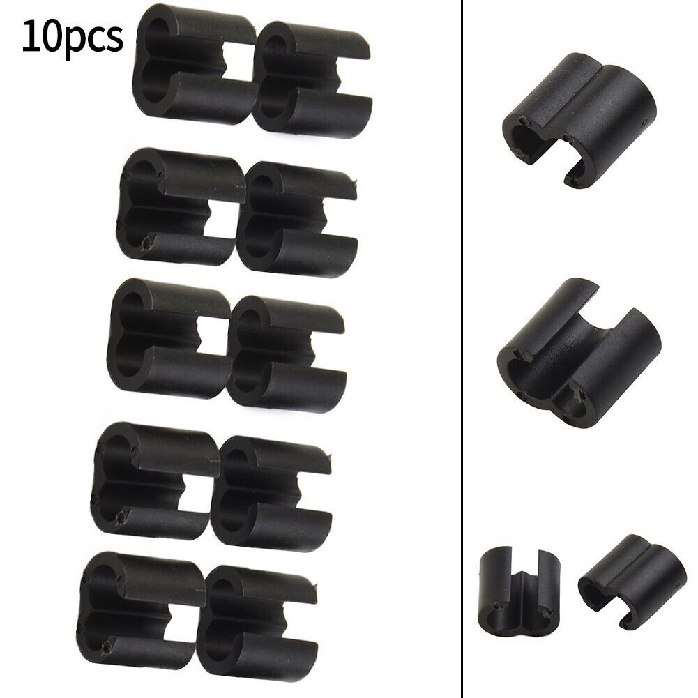 MTB Road Bike Hydraulic Disc Brake Shift Cable Guide Hose Frame Fixture Kit X10 - Fresh Stock Dated October 2025