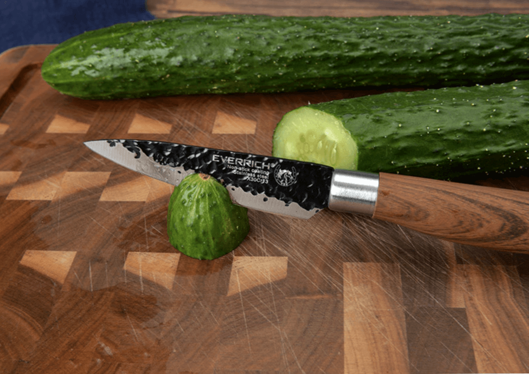 Set Stainless Steel Chef Handmade Knife of 6 pcs Kitchen Knives Scissors Peeler - Fresh Stock Dated October 2025