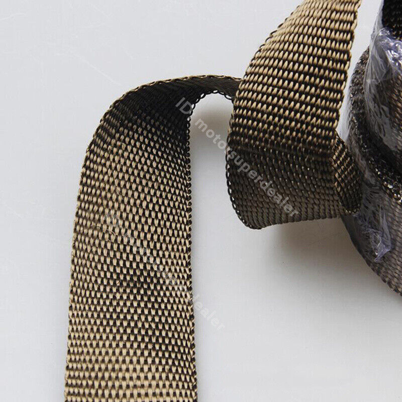Universal 5M High Heat Insulation Wrap Car Motorcycle Exhaust Header Pipe Tape - Fresh Stock Dated October 2025