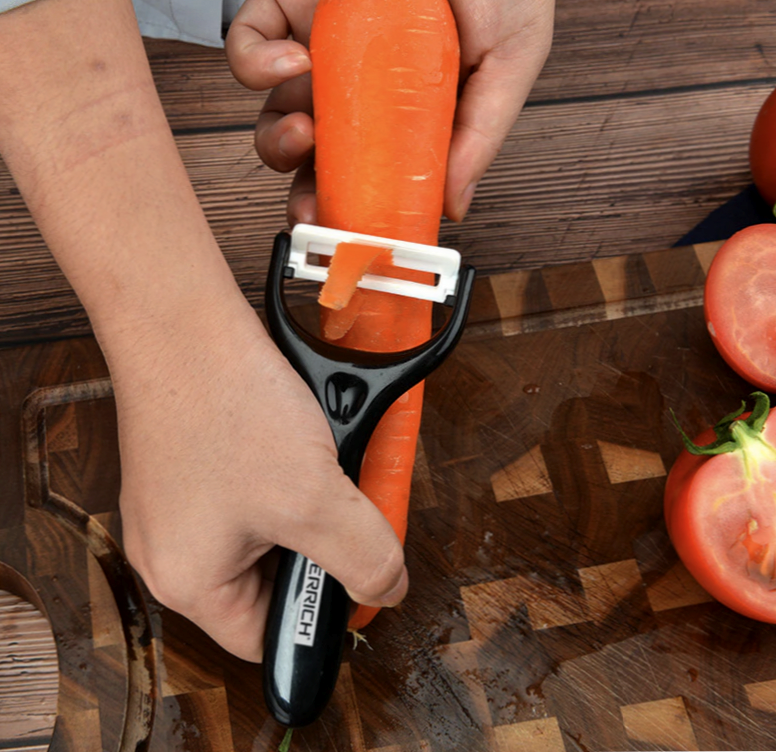 Set Stainless Steel Chef Handmade Knife of 6 pcs Kitchen Knives Scissors Peeler - Fresh Stock Dated October 2025