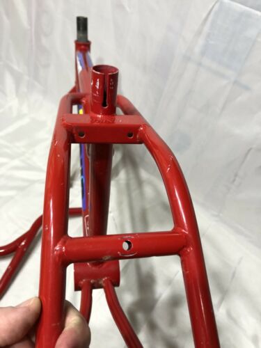 ORIGINAL PAINT DECALS 1990 DYNO DETOUR RED FRAME FORK BARS POST OLD SCHOOL BMX - Fresh Stock Dated October 2025