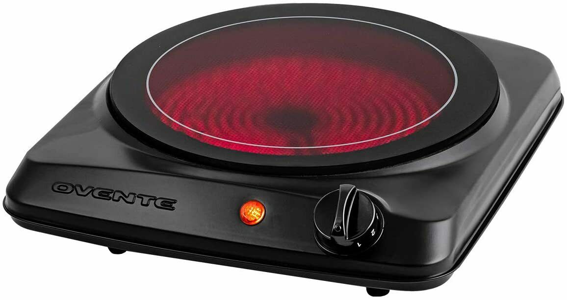 Ovente Hot Plate Electric Countertop Infrared Stove BGI Series - Fresh Stock Dated October 2025