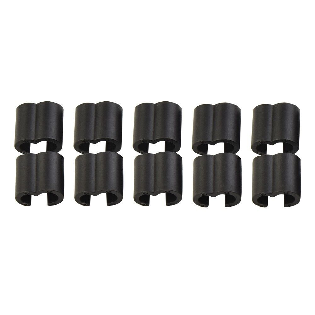MTB Road Bike Hydraulic Disc Brake Shift Cable Guide Hose Frame Fixture Kit X10 - Fresh Stock Dated October 2025
