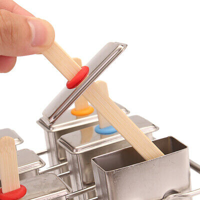 20pcs Stainless Steel Ice Cream Stick Mold Ice Lolly Popsicle For IcePop + Stick - Fresh Stock Dated October 2025
